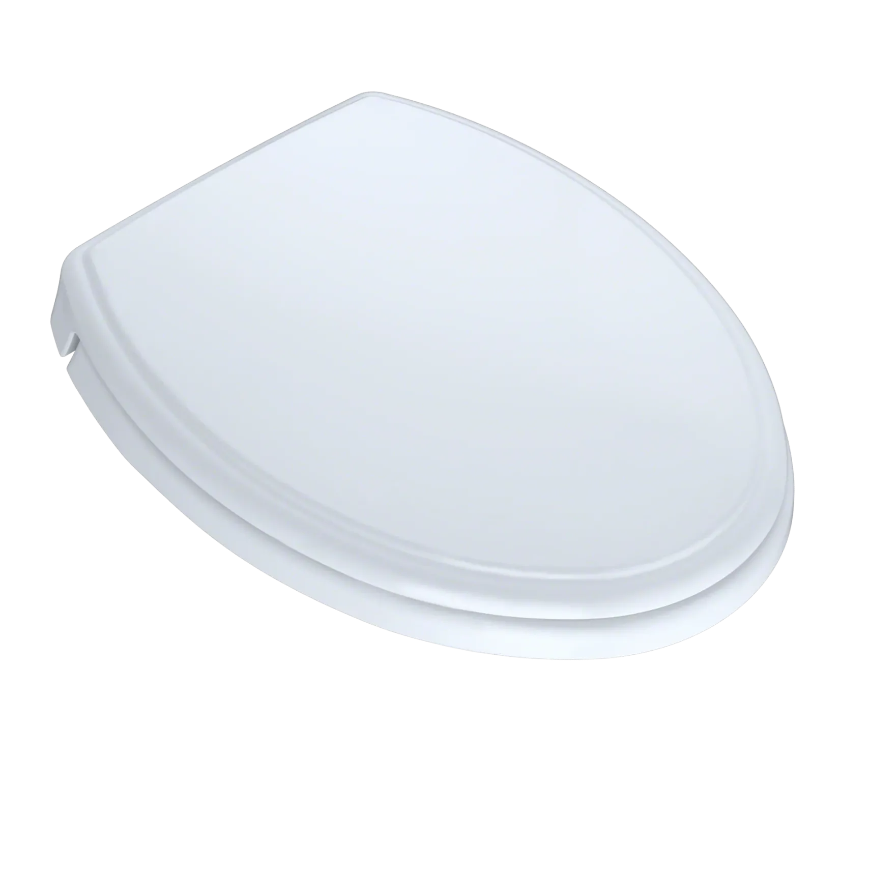 TOTO Traditional SoftClose Non Slamming, Slow Close Elongated Toilet Seat and Lid, Cotton White, Plastic, SS154#01