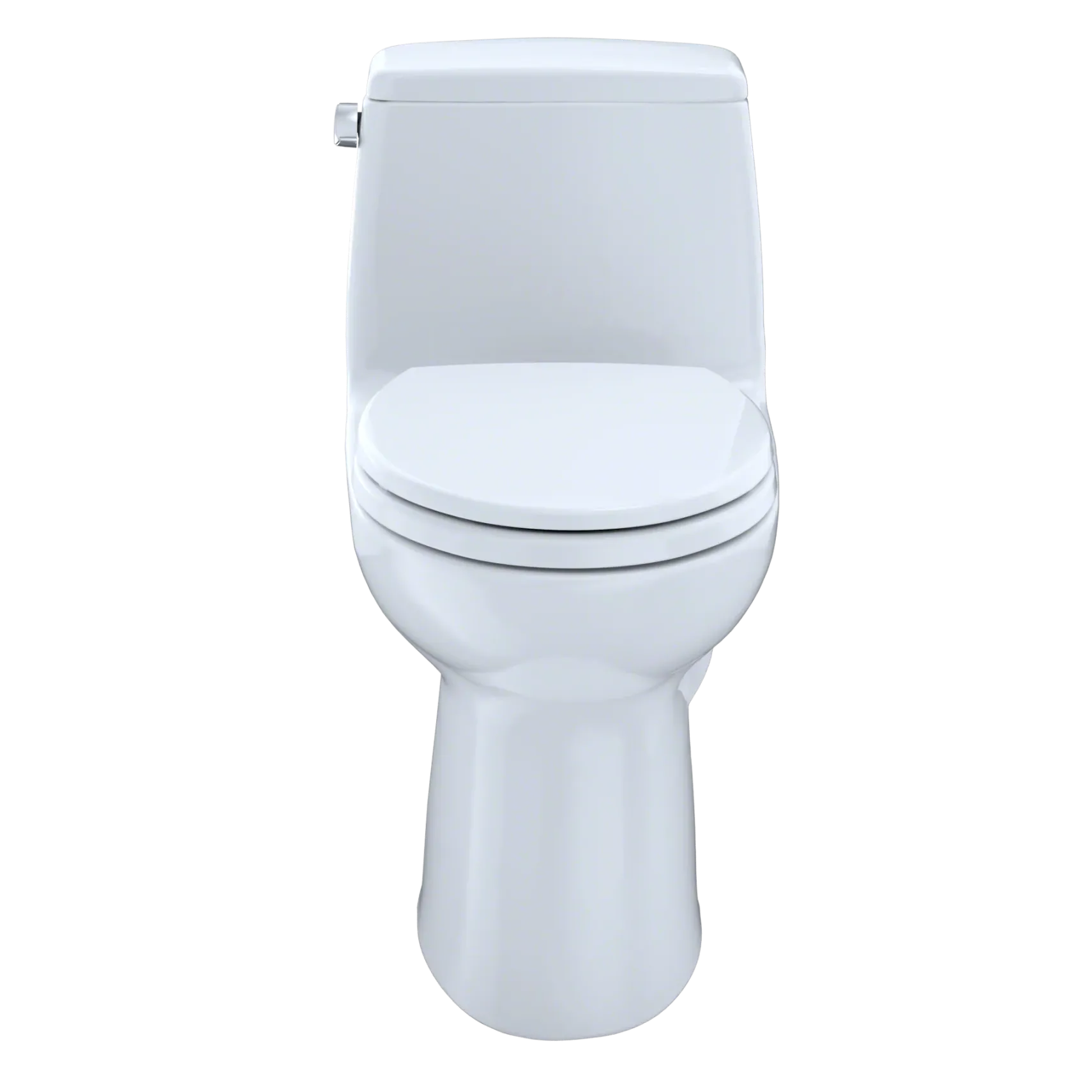 TOTO UltraMax One-Piece Elongated 1.6 GPF ADA Compliant Toilet, Cotton White, Vitreous China, MS854114SL#01