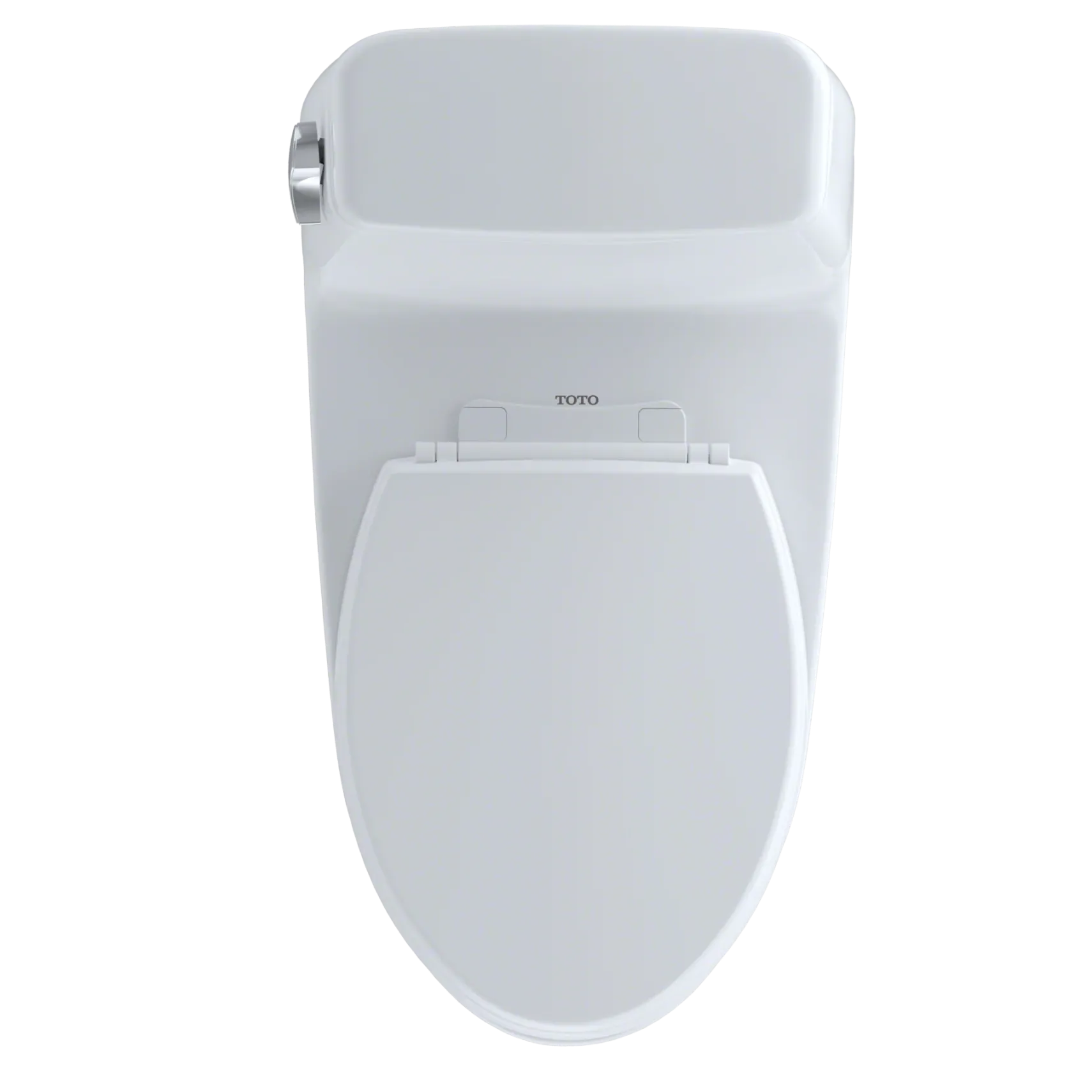 TOTO UltraMax One-Piece Elongated 1.6 GPF ADA Compliant Toilet, Cotton White, Vitreous China, MS854114SL#01