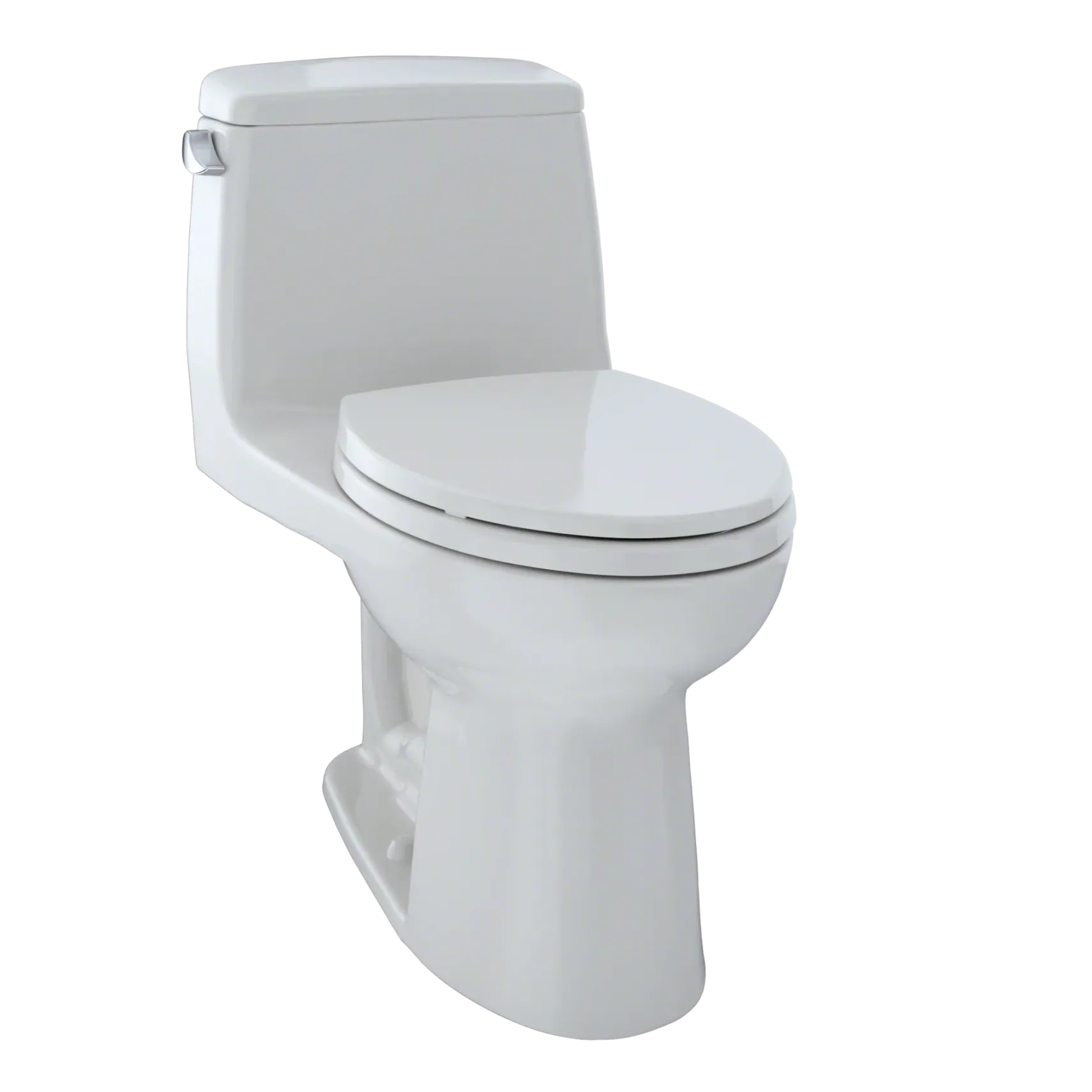 TOTO UltraMax One-Piece Elongated 1.6 GPF Toilet, Colonial White, Vitreous China, MS854114S#11