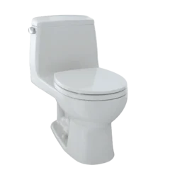 TOTO UltraMax One-Piece Round Bowl 1.6 GPF Toilet, Colonial White, Vitreous China, MS853113S#11