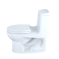 TOTO UltraMax One-Piece Round Bowl 1.6 GPF Toilet, Cotton White, Vitreous China, MS853113S#01