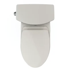 TOTO Vespin II 1G Two-Piece Elongated 1.0 GPF Universal Height Toilet with CEFIONTECT and SS124 SoftClose Seat, WASHLET+ Ready, Sedona Beige, Vitreous China|Plastic, MS474124CUFG#12