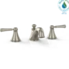 TOTO Vivian Two Handle Widespread 1.5 GPM Bathroom Sink Faucet, Brushed Nickel, Brass, TL220DD1#BN