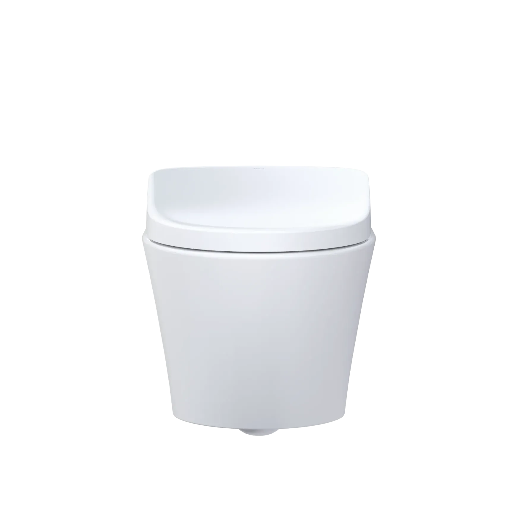 TOTO WASHLET+ AP Wall-Hung Elongated Toilet with S7A Contemporary Bidet Seat and DuoFit In-Wall 0.9 and 1.28 GPF Auto Dual-Flush Tank System, Matte Silver, Vitreous China|Plastic, CWT4264736CMFGA#MS