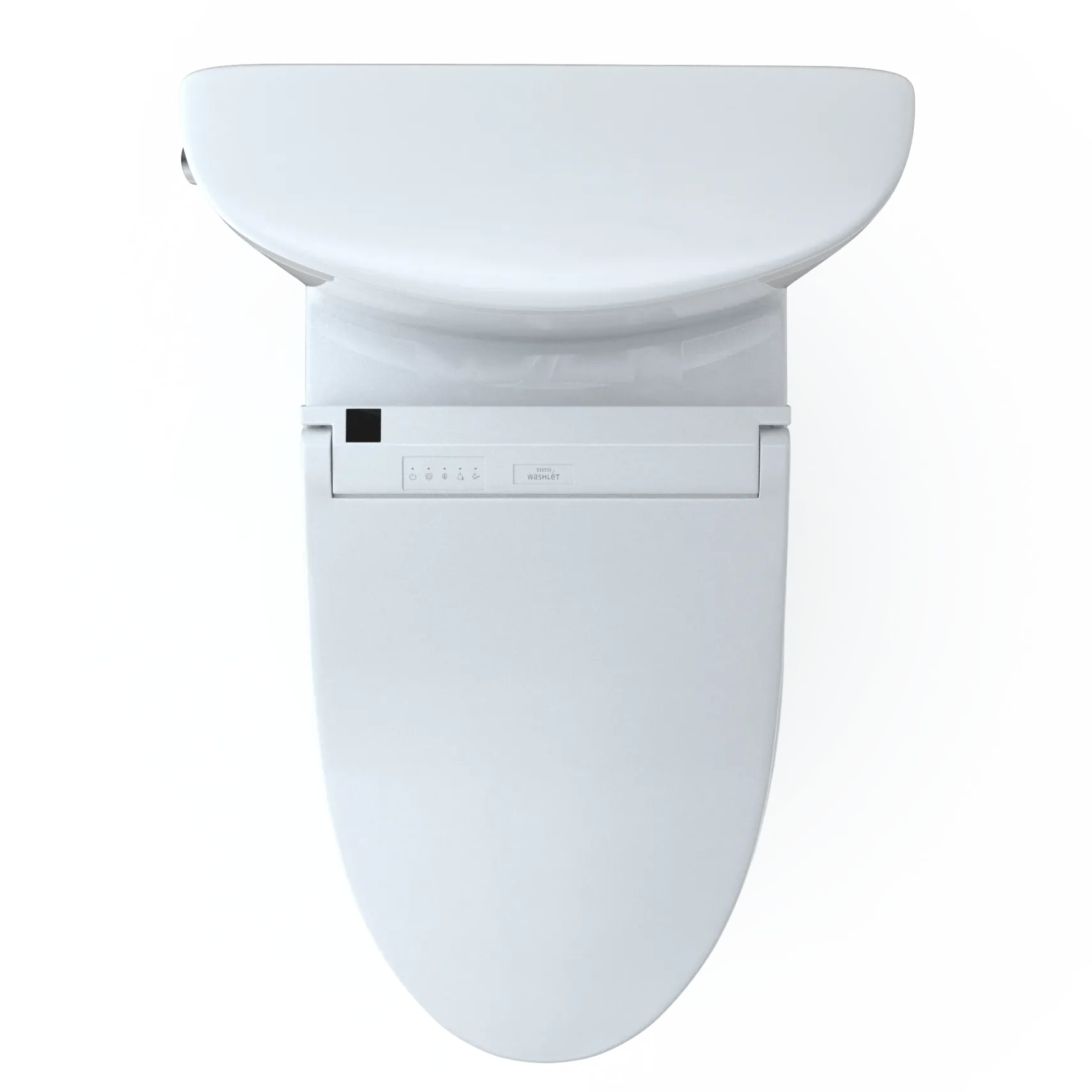 TOTO WASHLET+ Aquia IV Arc Two-Piece Elongated Dual Flush 1.28 and 0.9 GPF Toilet with C5 Bidet Seat, Cotton White, Vitreous China|Plastic, MW4483084CEMFGN#01