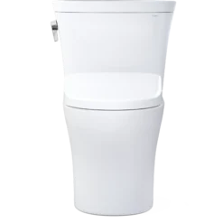 TOTO WASHLET+ Aquia IV Arc Two-Piece Elongated Dual Flush 1.28 and 0.9 GPF Toilet with S7A Contemporary Bidet Seat, Cotton White, Vitreous China|Plastic, MW4484736CEMFGN#01