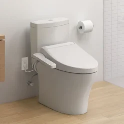 TOTO WASHLET C2 Electronic Bidet Toilet Seat with PREMIST and EWATER+ Wand Cleaning, Elongated, Sedona Beige, Plastic, SW3074#12