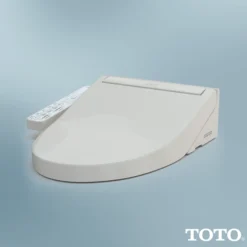 TOTO WASHLET C2 Electronic Bidet Toilet Seat with PREMIST and EWATER+ Wand Cleaning, Elongated, Sedona Beige, Plastic, SW3074#12