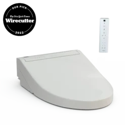 TOTO WASHLET C5 Electronic Bidet Toilet Seat with PREMIST and EWATER+ Wand Cleaning, Elongated, Sedona Beige, Plastic, SW3084#12