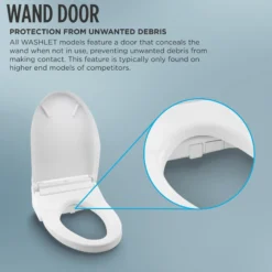 TOTO WASHLET C5 Electronic Bidet Toilet Seat with PREMIST and EWATER+ Wand Cleaning, Elongated, Sedona Beige, Plastic, SW3084#12