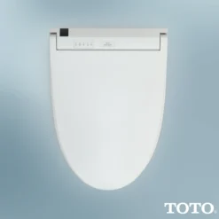 TOTO WASHLET C5 Electronic Bidet Toilet Seat with PREMIST and EWATER+ Wand Cleaning, Elongated, Sedona Beige, Plastic, SW3084#12