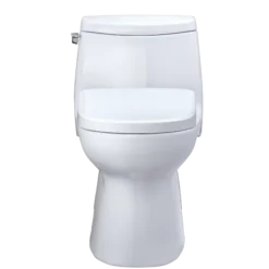 TOTO WASHLET+ Carlyle II 1G One-Piece Elongated 1.0 GPF Toilet with Auto Flush WASHLET+ S7A Contemporary Bidet Seat, Cotton White, Vitreous China|Plastic, MW6144736CUFGA#01