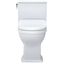 TOTO WASHLET+ Connelly Two-Piece Elongated Dual Flush 1.28 and 0.9 GPF Toilet, Classic WASHLET S7A Bidet Seat with Auto Flush and Auto Open/Close Lid, Cotton White, Vitreous China|Plastic, MW4944734CEMFGA#01