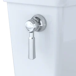 TOTO WASHLET+ Eco Guinevere Elongated 1.28 GPF Universal Height Toilet with C5 Bidet Seat, Cotton White, Vitreous China|Plastic, MW9743084CEFG#01