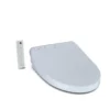 TOTO WASHLET K300 Electronic Bidet Toilet Seat with Instantaneous Water Heating, PREMIST and EWATER+ Wand Cleaning, Elongated, Cotton White, Plastic, SW3036R#01