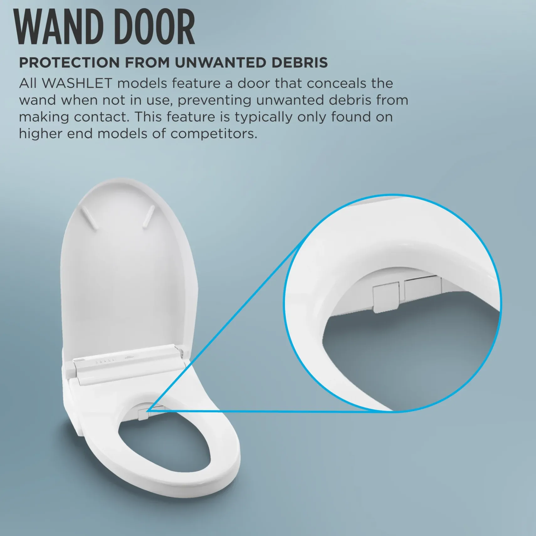 TOTO WASHLET K300 Electronic Bidet Toilet Seat with Instantaneous Water Heating, PREMIST and EWATER+ Wand Cleaning, Elongated, Cotton White, Plastic, SW3036R#01