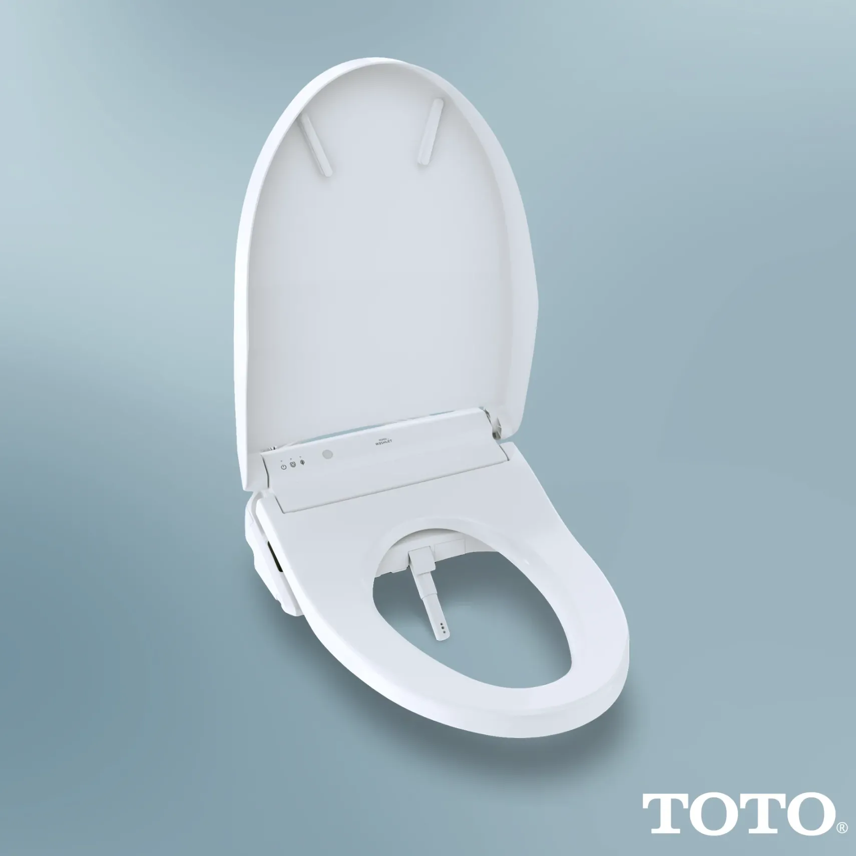 TOTO WASHLET K300 Electronic Bidet Toilet Seat with Instantaneous Water Heating, PREMIST and EWATER+ Wand Cleaning, Elongated, Cotton White, Plastic, SW3036R#01