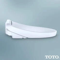 TOTO WASHLET K300 Electronic Bidet Toilet Seat with Instantaneous Water Heating, PREMIST and EWATER+ Wand Cleaning, Elongated, Cotton White, Plastic, SW3036R#01