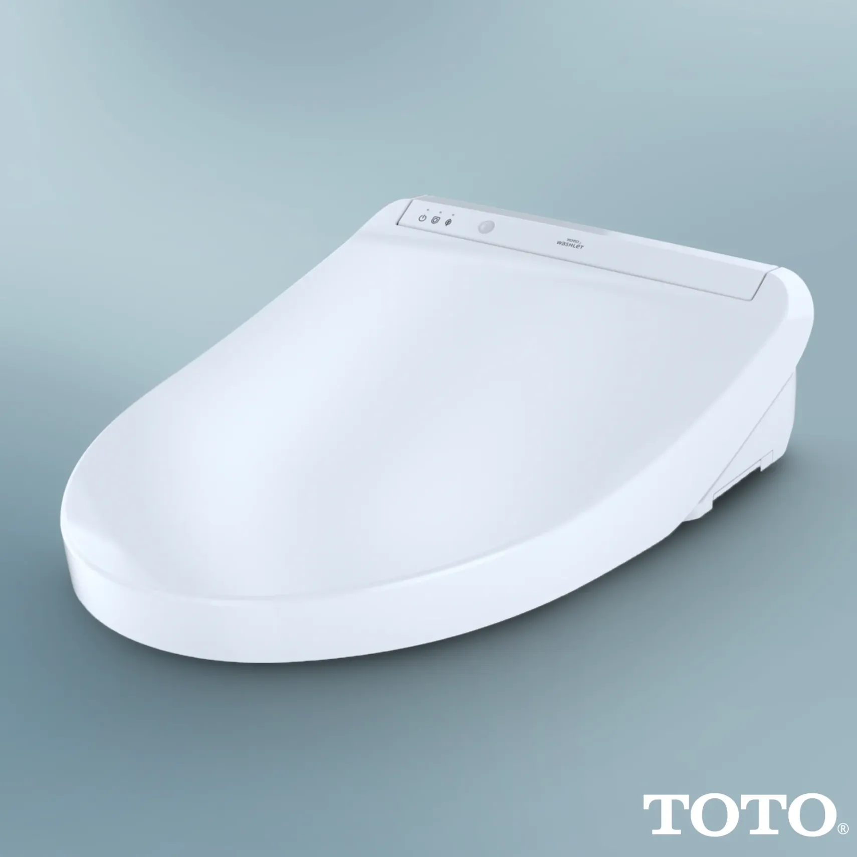 TOTO WASHLET K300 Electronic Bidet Toilet Seat with Instantaneous Water Heating, PREMIST and EWATER+ Wand Cleaning, Elongated, Cotton White, Plastic, SW3036R#01