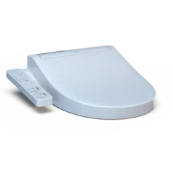 TOTO WASHLET KC2 Electronic Bidet Toilet Seat with Heated Seat and SoftClose Lid, Round, Cotton White, Plastic, SW3023#01