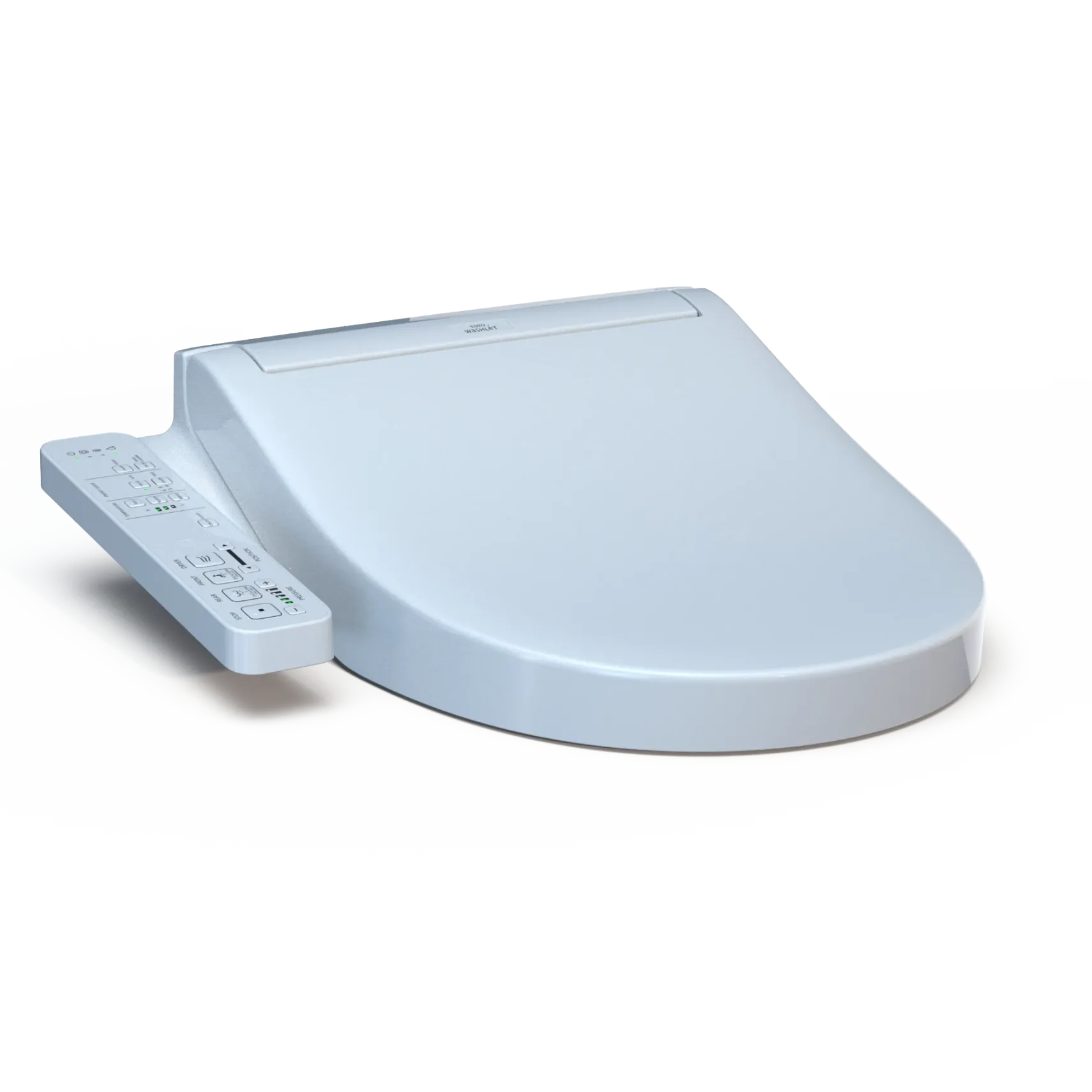 TOTO WASHLET KC2 Electronic Bidet Toilet Seat with Heated Seat and SoftClose Lid, Round, Cotton White, Plastic, SW3023#01
