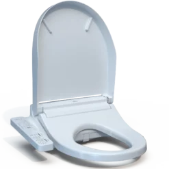 TOTO WASHLET KC2 Electronic Bidet Toilet Seat with Heated Seat and SoftClose Lid, Round, Cotton White, Plastic, SW3023#01