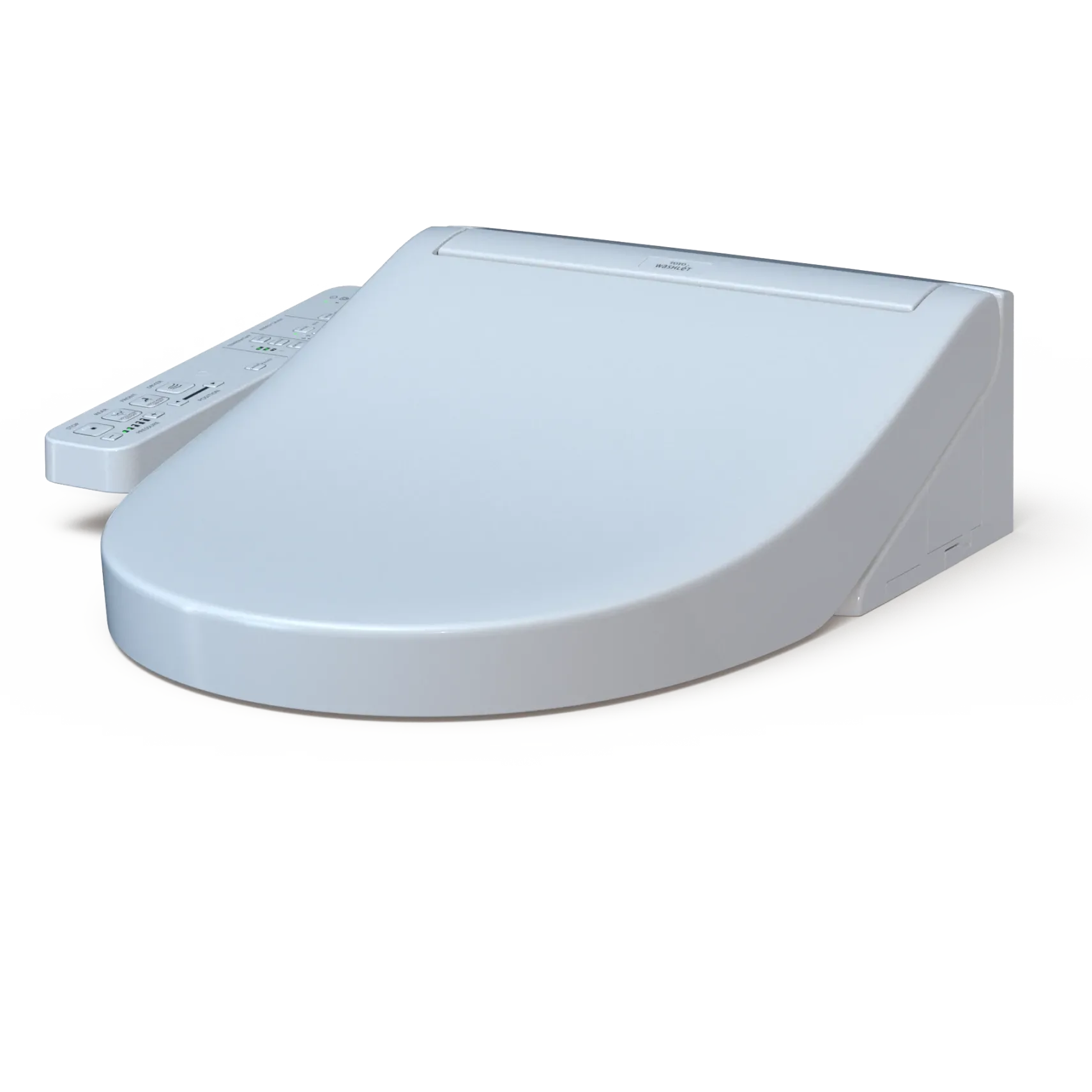 TOTO WASHLET KC2 Electronic Bidet Toilet Seat with Heated Seat and SoftClose Lid, Round, Cotton White, Plastic, SW3023#01