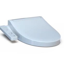 TOTO WASHLET KC2 Electronic Bidet Toilet Seat with Heated Seat and SoftClose Lid, Elongated, Cotton White, Plastic, SW3024#01