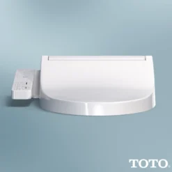 TOTO WASHLET KC2 Electronic Bidet Toilet Seat with Heated Seat and SoftClose Lid, Elongated, Cotton White, Plastic, SW3024#01