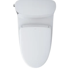TOTO WASHLET+ Nexus 1G One-Piece Elongated 1.0 GPF Toilet with Auto Flush S7 Contemporary Bidet Seat, Cotton White, Vitreous China|Plastic, MW6424726CUFGA#01