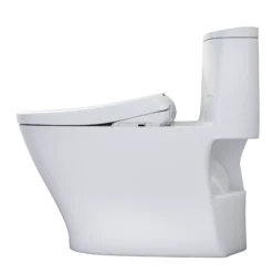 TOTO WASHLET+ Nexus 1G One-Piece Elongated 1.0 GPF Toilet with S7A Contemporary Bidet Seat, Cotton White, Vitreous China|Plastic, MW6424736CUFG#01
