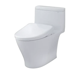 TOTO WASHLET+ Nexus 1G One-Piece Elongated 1.0 GPF Toilet with S7 Contemporary Bidet Seat, Cotton White, Vitreous China|Plastic, MW6424726CUFG#01