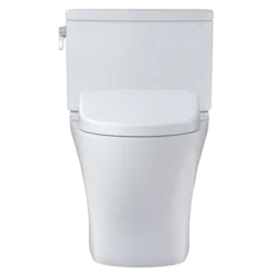 TOTO WASHLET+ Nexus Two-Piece Elongated 1.28 GPF Toilet with S7A Contemporary Bidet Seat, Cotton White, Vitreous China|Plastic, MW4424736CEFG#01