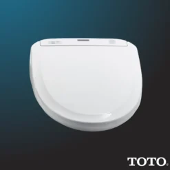 TOTO WASHLET S300e Electronic Bidet Toilet Seat with EWATER+ Cleansing, Round, Cotton White, Plastic, SW573#01