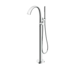 TOTO ZN Single-Handle Freestanding Tub Filler Faucet with 1.75 GPM Handshower, Polished Chrome, Brass, TBP01301U#CP
