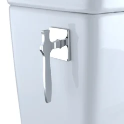 TOTOWASHLET+ Aimes One-Piece Elongated 1.28 GPF Toilet and WASHLET C5 Bidet Seat, Cotton White, Vitreous China|Plastic, MW6263084CEFG#01