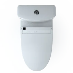 TOTOWASHLET+ Aquia IV Two-Piece Elongated Dual Flush 1.28 and 0.9 GPF Toilet and WASHLET C5 Bidet Seat, Cotton White, Vitreous China|Plastic, MW4463084CEMGN#01