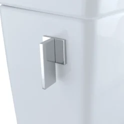 TOTOWASHLET+ Legato One-Piece Elongated 1.28 GPF Toilet and WASHLET C5 Bidet Seat, Cotton White, Vitreous China|Plastic, MW6243084CEFG#01