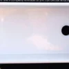 Whitehaus 36" Fireclay Offset Drain Farmhouse Apron Sink, White, WH3618